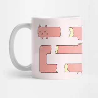 Orange Cat Cake Mug